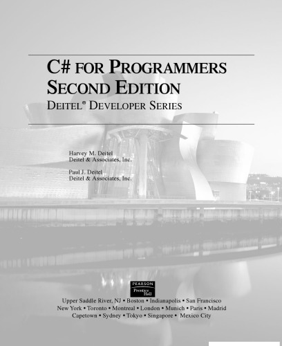 C# for programmers