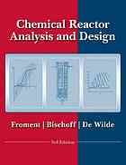 Chemical reactor analysis and design
