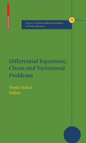 Differential equations, chaos and variational problems