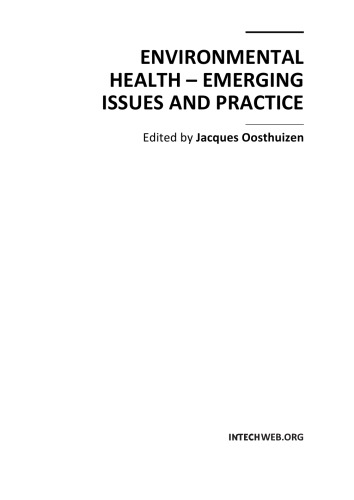Environmental health : emerging issues and practice