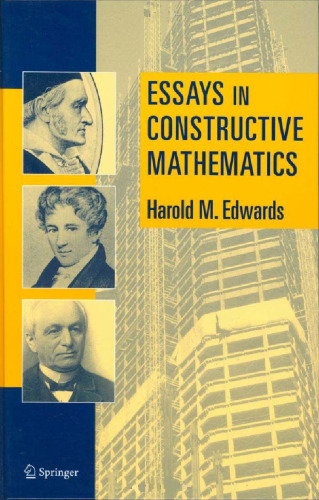 Essays in constructive mathematics