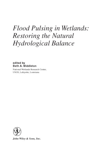 Flood pulsing in wetland restoration in North America
