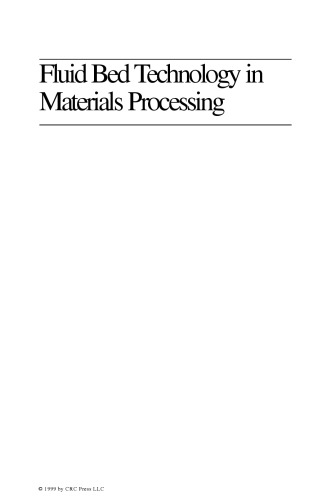 Fluid bed technology in materials processing
