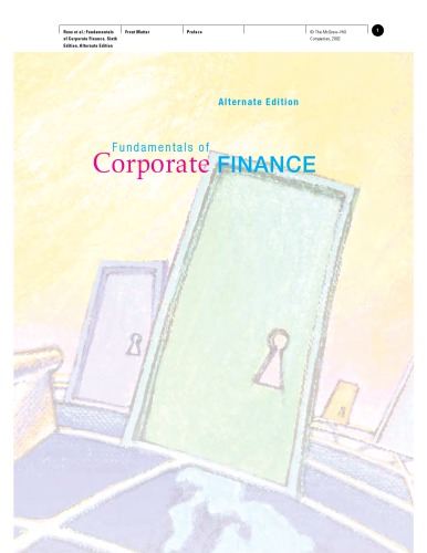 Fundamentals of corporate finance