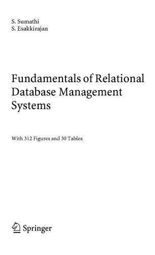 Fundamentals of relational database management systems