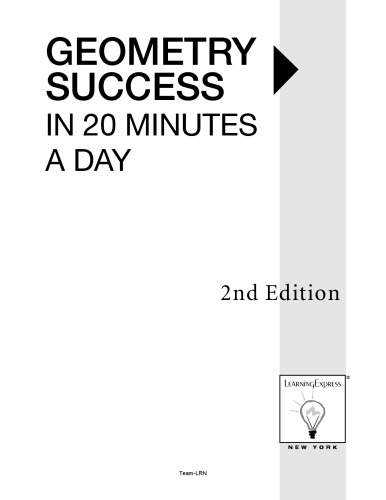 Geometry success : in 20 minutes a day