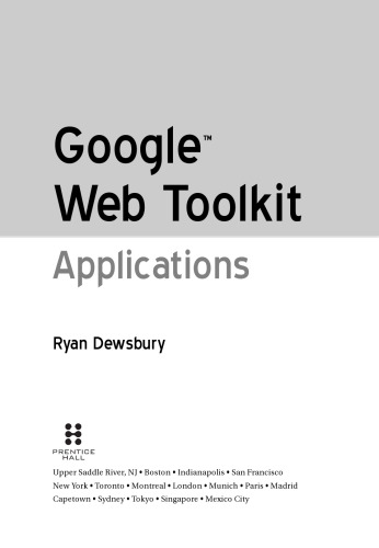 Google web toolkit applications