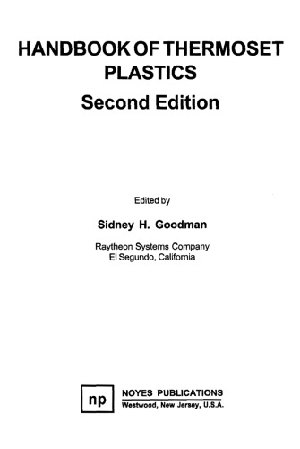Handbook of thermoset plastics