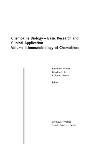 Immunobiology of chemokines