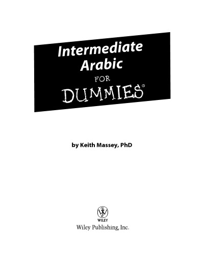 Intermediate Arabic for dummies