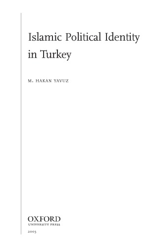 Islamic political identity in Turkey