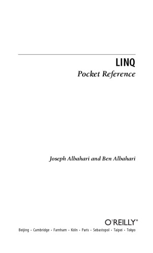 LINQ pocket reference