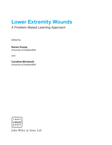 Lower extremity wounds : a problem-based learning approach