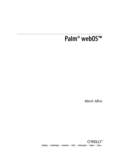 Palm webOS