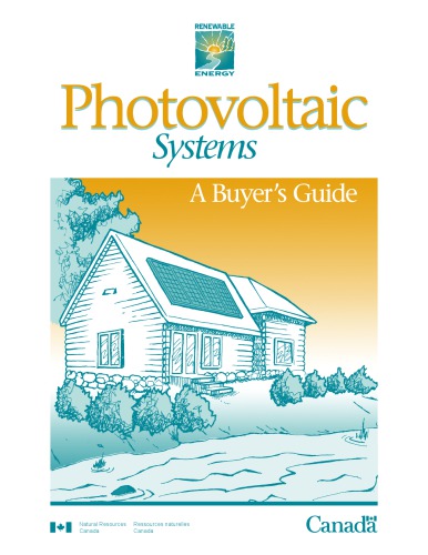 Photovoltaic systems : a buyer's guide