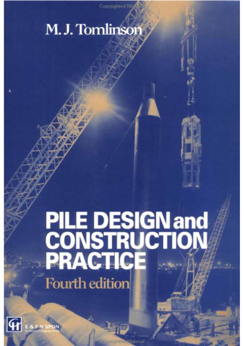 Pile design and construction practice