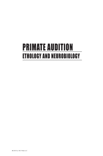 Primate audition behaviour and neurobiology