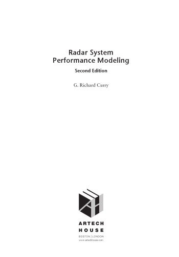Radar system performance modeling