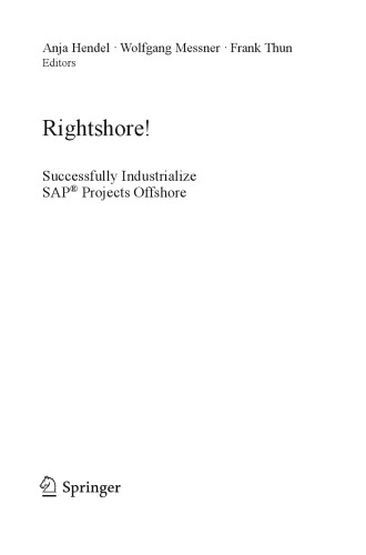 Rightshore!: Successfully SAP(R) Projects Offshore