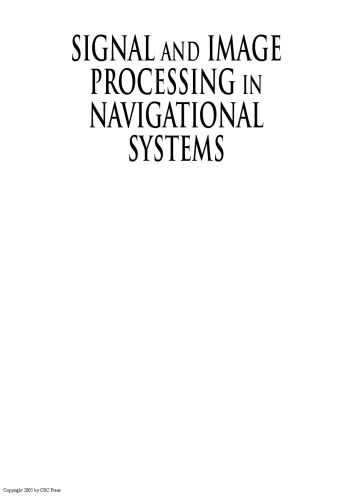 Signal and image processing in navigational systems
