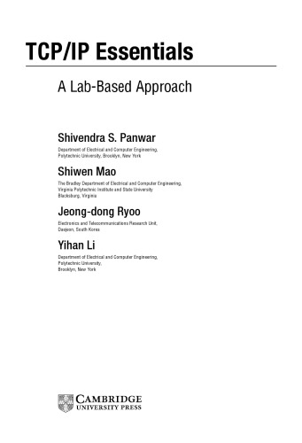 TCP/IP essentials : a lab-based approach