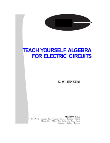 Teach yourself algebra for electric circuits