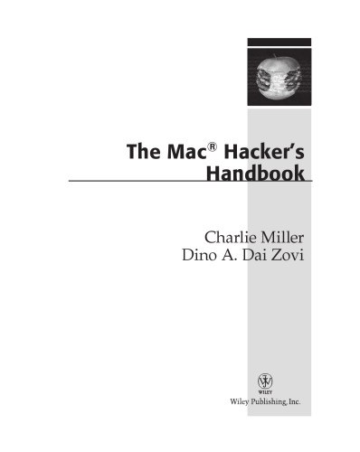 The Mac hacker's handbook