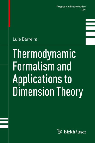 Thermodynamic formalism and applications to dimension theory
