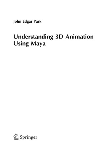 Understanding 3D animation using Maya