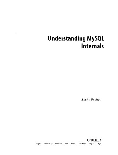 Understanding MySQL internals