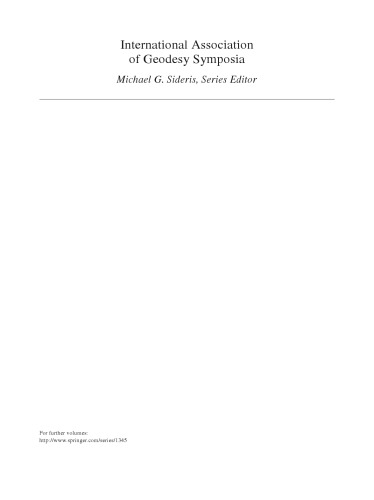 VII Hotine-Marussi Symposium on Mathematical Geodesy: Proceedings of the Symposium in Rome, 6-10 June, 2009