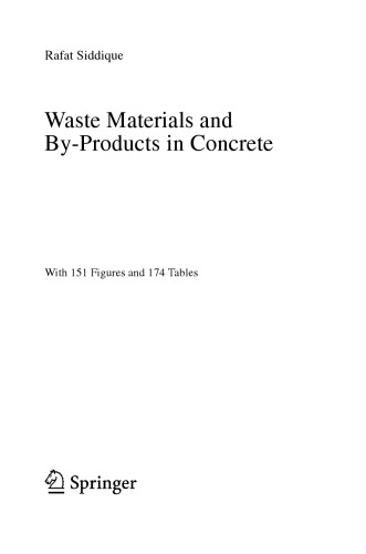 Waste materials and by-products in concrete