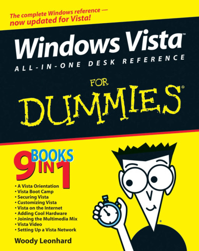 Windows Vista 2007 all-in-one desk reference for dummies