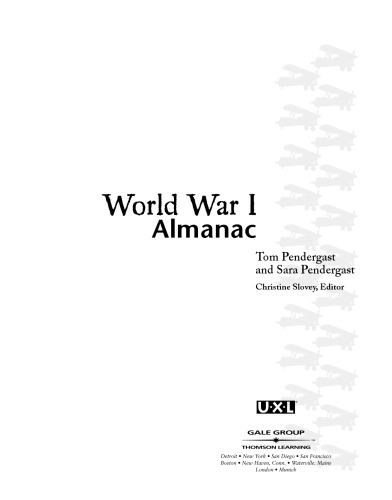 World War I Reference Library Vol 1 Almanac