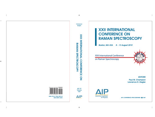 XXII International Conference on Raman Spectroscopy : Boston, MA USA, 8-13 August 2010