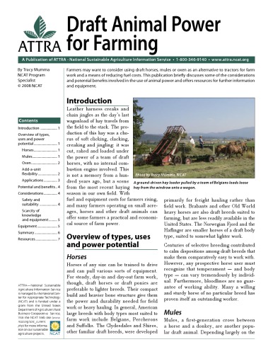 The Draft horse primer : a guide to the care and use of work horses and mules