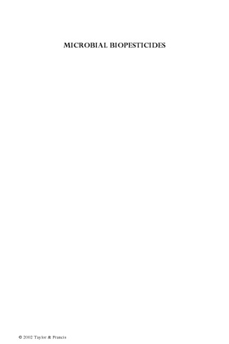 Microbial biopesticides