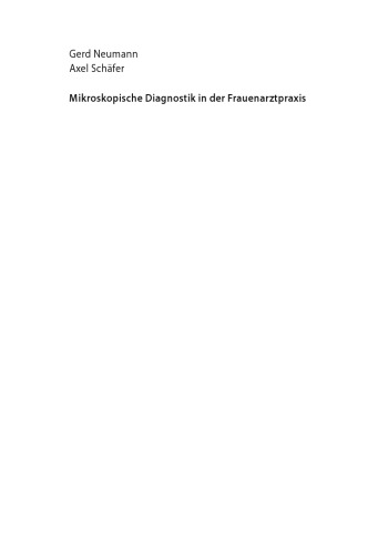Mikroskopische Diagnostik in der Frauenarztpraxis