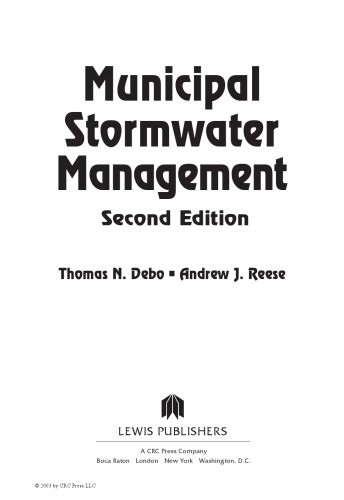 Municipal stormwater management