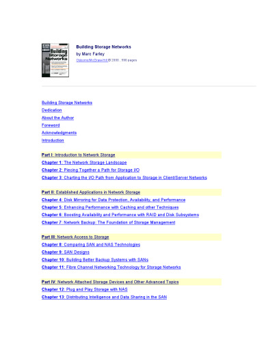 Building storage networks