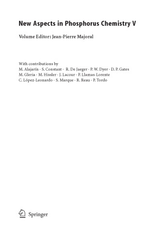 New Aspects in Phosphorus Chemistry V: -/-
