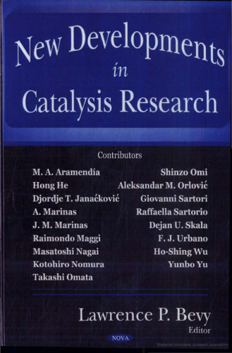 New developments in catalysis research