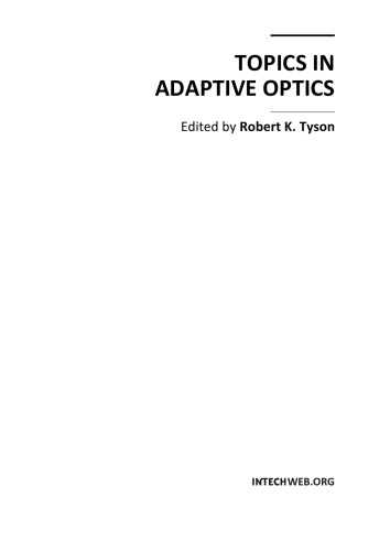 Topics  in Adaptive Optics