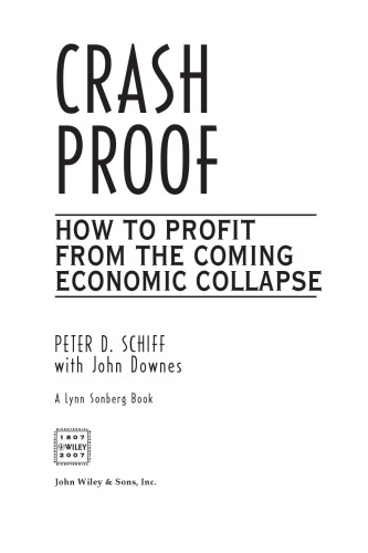 CrashProof How to Profit From the Coming Economic Collapse