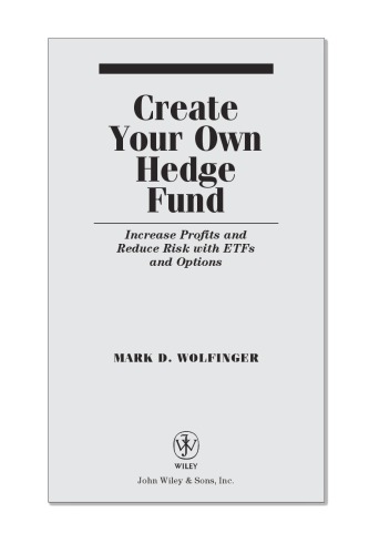 Wiley Create Your Own Hedge Fund 