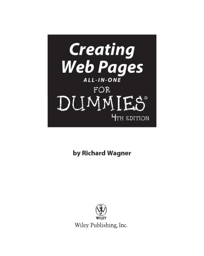 Creating Web Pages All-In-One for DUMmIES 