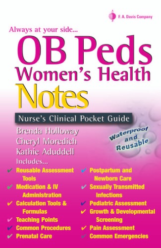 OB Peds Women's Health Notes