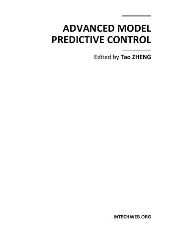 Advanced Model Predictive Control