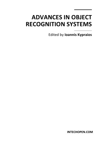 Advances in Object Recognition Systems
