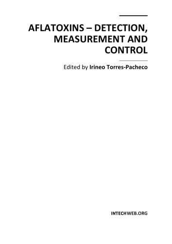 Aflatoxins - Detection, Measurement and Control